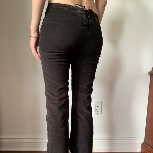 NWOT Vintage Tommy Hilfiger corduroy pants Black, Size 5 - Picture 5 of 16